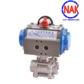 Giới Thiệu Van Bi 3 Ngả Điều Khiển Khí Nén AUTOMA Single Acting