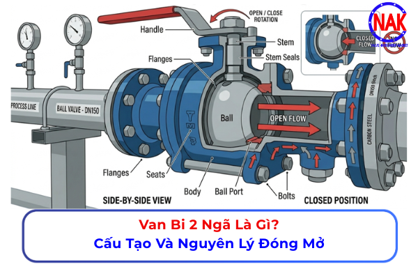 Van Bi 2 Ngã Là Gì Cấu Tạo Và Nguyên Lý Đóng Mở