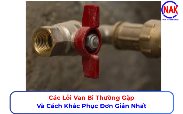 Các Lỗi Van Bi Thường Gặp Và Cách Khắc Phục Đơn Giản Nhất